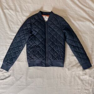 Element Quilted Bomber Jacket Navy Small